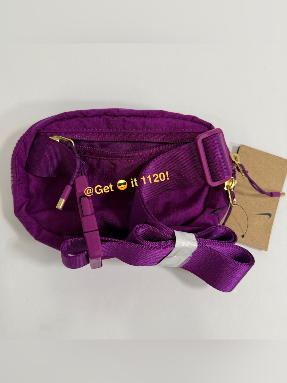 Nike Aura Crossbody Bag (2L) Viotech HM6120-503 - Picture 4 of 16
